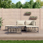 Garden Lounge Set Anthracite, Beige