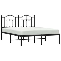 Bed Frame Black Powder-coated steel 55.1 x 78.7 in Bed Frame