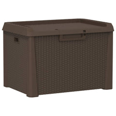 Garden Storage Box Brown Polypropylene Medium Garden Storage Box