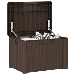 Garden Storage Box Brown Polypropylene Medium Garden Storage Box