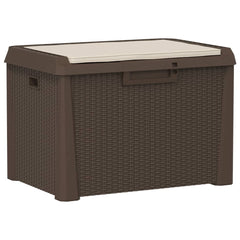 Garden Storage Box Brown Polypropylene (PP) Large