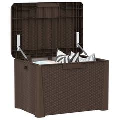 Garden Storage Box Brown Polypropylene (PP) Large