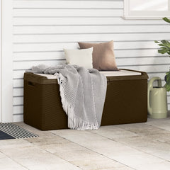Garden Storage Box Brown Polypropylene Large Garden Storage Box
