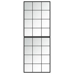Wall Mirror Black Metal, Glass Medium Wall mounting Wall Mirror