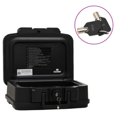 Safe Box Black 15x12.8x6.5