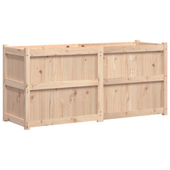 Garden Planter Natural wood Solid pine wood Large
