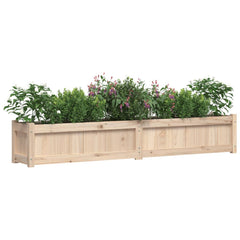 Garden Planter Natural wood Solid pine wood Large