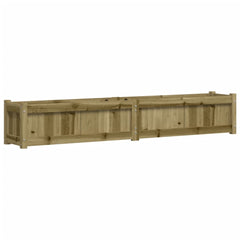 Garden Planter Natural Pine Vacuum pressure treated pinewood Large
