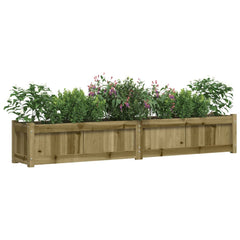 Garden Planter Natural Pine Vacuum pressure treated pinewood Large