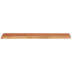 Wall Shelf Natural Solid Acacia Wood 43.3 x 11.8 x 1.5 in Durable