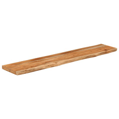 Table Top Natural wood Solid Acacia wood 55.1 x 11.8 x 1.5 in
