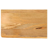 Table Top Natural Wood Solid Mango Wood 23.6 x 7.9 x 1.5 in