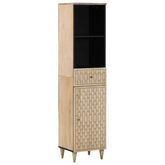 Bathroom Cabinet Natural wood Solid mango wood, engineered wood