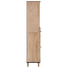 Bathroom Cabinet Natural wood Solid mango wood, engineered wood