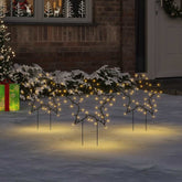 Christmas Light Decoration Set of 3 Warm white Iron