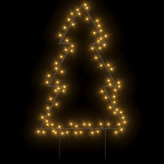 Christmas Light Decoration Warm White, Black Iron Medium
