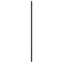 Wall Mirror Black Glass 11.8 x 31.5 in Wall mounting