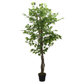 Artificial Ficus Tree Green PEVA leaves Medium Decorative Inlays