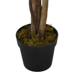 Artificial Ficus Tree Green PEVA leaves Medium Decorative Inlays