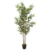 Artificial Bamboo Tree Green Bamboo trunk 78.7 in tall