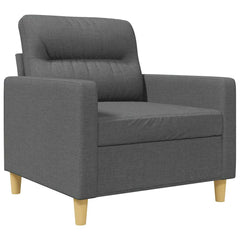 Sofa Chair Dark gray Fabric (100% polyester), metal, textilene