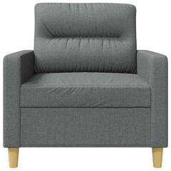 Sofa Chair Dark gray Fabric (100% polyester), metal, textilene