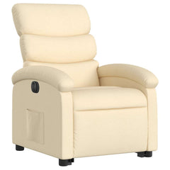 Electric Stand Up Recliner Chair Cream