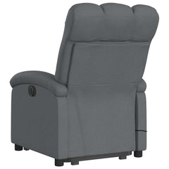 Electric Stand Up Massage Recliner Chair Dark Gray