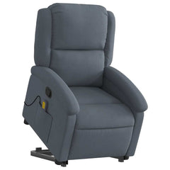 Stand Up Massage Recliner Chair Dark grey