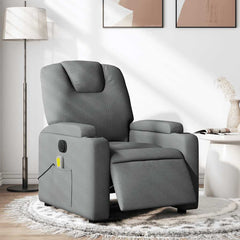 Electric Massage Recliner Chair Dark Gray