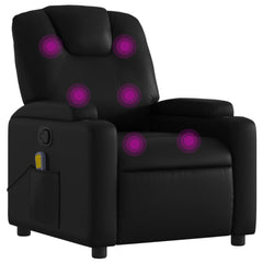 Massage Recliner Chair Black