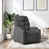 Massage Recliner Chair Dark Grey