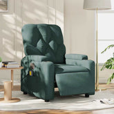 Electric Massage Recliner Chair Dark Green