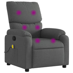Massage Recliner Chair Dark Gray