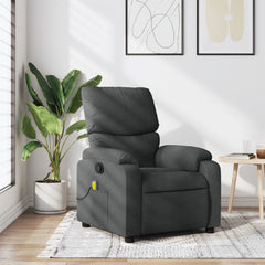 Massage Recliner Chair Dark Gray
