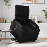 Stand Up Massage Recliner Chair Black