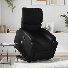 Stand Up Massage Recliner Chair Black