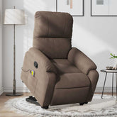 Stand Up Massage Recliner Chair Brown