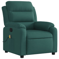 Massage Recliner Chair Dark Green