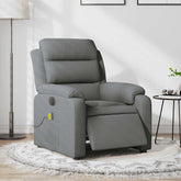 Electric Massage Recliner Chair Dark Gray