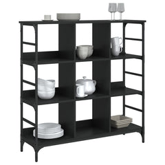 Sideboard Black Engineered wood, metal Large Adjustable Feet