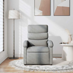 Massage Recliner Chair Light Grey
