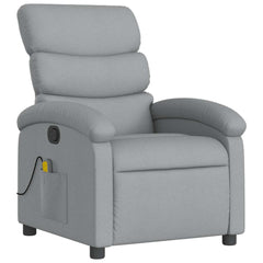 Massage Recliner Chair Light Grey