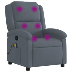 Massage Recliner Chair Dark grey