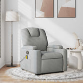 Massage Recliner Chair Light grey