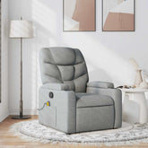 Massage Recliner Chair Light grey