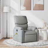 Massage Recliner Chair Light grey