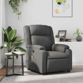 Massage Recliner Chair Grey