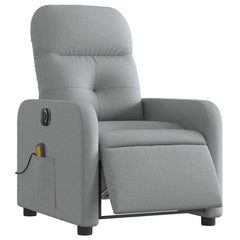 Electric Massage Recliner Chair Light gray