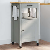 Kitchen Trolley MONZA 18.9x15.7x34.8 Solid Wood Pine